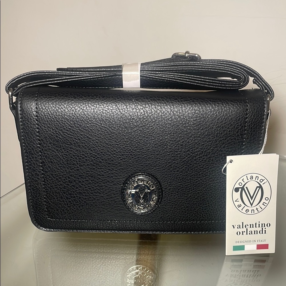 Valentino Orlandi Black Leather Women's Bag